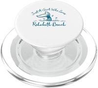 Solo una Chica a la Que le Encanta Rehoboth Beach Mermaid Fish Tail PopSockets PopGrip para MagSafe