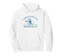 Solo una Chica a la Que le Encanta Rehoboth Beach Mermaid Fish Tail Sudadera con Capucha