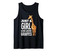 Solo una Chica a la Que le encantan Las Jirafas, un Animal de Safari Alto Camiseta sin Mangas