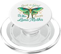 Solo una Chica a la Que le encantan Las polillas Luna Moths, Menta y Pastel. PopSockets PopGrip para MagSafe