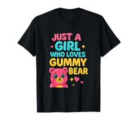 Solo una Chica a la Que le encantan los Ositos de Goma, Divertidos Caramelos para niñas Camiseta