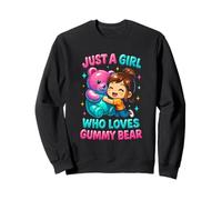 Solo una Chica a la Que le encantan los Ositos de Goma, Divertidos Caramelos para niñas Sudadera