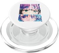 Solo una Chica a la Que Realmente le encantan los cómics de Manga de Anime PopSockets PopGrip para MagSafe