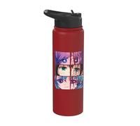 Solo una chica a la que realmente le encantan los cómics de manga de anime Stainless Steel Insulated Water Bottle