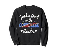 Solo una chica con raíces congoleñas Congo Pride Girls Sudadera
