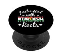 Solo una Chica con raíces Kurdas Mujer del Orgullo del Kurdistán PopSockets PopGrip Adhesivo