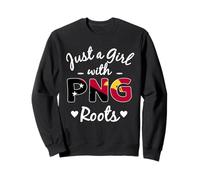 Solo Una Chica con Raíces PNG Papúa Nueva Guinea Mujer Sudadera