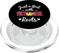 Solo una Chica con raíces vietnamitas Orgullo de la Herencia de Vietnam PopSockets PopGrip para MagSafe