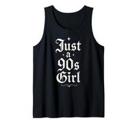 Solo una Chica Cristiana, Letras góticas, fe Camiseta sin Mangas