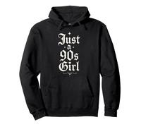 Solo una Chica Cristiana, Letras góticas, fe Sudadera con Capucha