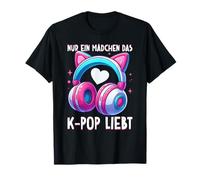 Sólo Una Chica El K-pop Le Encanta Corazones De Dedo Kpop Amor Camiseta
