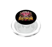 Solo una Chica Enamorada de su Electricista Electricista Divertido PopSockets PopGrip para MagSafe