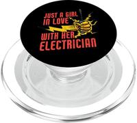 Solo una Chica Enamorada de su Electricista PopSockets PopGrip para MagSafe