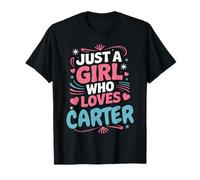 Solo una Chica Que ama a Carter, Linda Fan o Pareja de Carter Camiseta