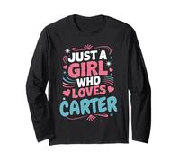 Solo una Chica Que ama a Carter, Linda Fan o Pareja de Carter Manga Larga
