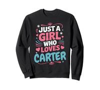 Solo una Chica Que ama a Carter, Linda Fan o Pareja de Carter Sudadera