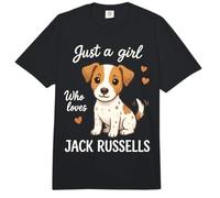 Solo una Chica Que ama a Jack Russells Comfort Colors Adult Heavyweight T-Shirt