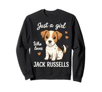 Solo una Chica Que ama a Jack Russells Sudadera