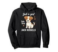 Solo una Chica Que ama a Jack Russells Sudadera con Capucha