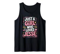 Solo una chica que ama a JESSE: linda fan de JESSE o compañera de Jesse Camiseta sin Mangas