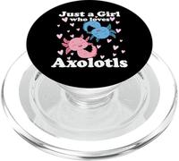Sólo una Chica Que ama a los Axolotl Axolotl Cute Kawaii Des PopSockets PopGrip para MagSafe