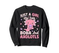 Sólo una Chica Que ama a los Axolotl Axolotl Cute Kawaii Des Sudadera