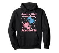 Sólo una Chica Que ama a los Axolotl Axolotl Cute Kawaii Des Sudadera con Capucha