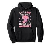 Sólo una Chica Que ama a los Axolotl Axolotl Cute Kawaii Des Sudadera con Capucha