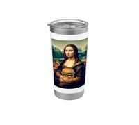 Solo una chica que ama a los cerdos de vientre marihuana y los amantes de los libros Vaso térmico de acero inoxidable de doble pared