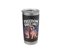 Solo una chica que ama a los cerdos de vientre marihuana y los amantes de los libros Vaso térmico de acero inoxidable de doble pared