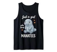 Solo una Chica Que ama a los manatíes Camiseta sin Mangas
