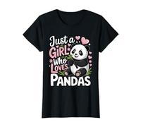 Solo una chica que ama a los pandas | Fun Cute Panda Lover Camiseta
