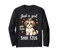 Solo una Chica Que ama a Shih Tzus Manga Larga