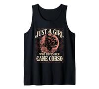 Solo una Chica Que ama a su Cane Corso - Mamá mastín Italiano Camiseta sin Mangas