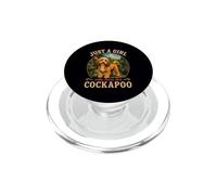 Solo una Chica Que ama a su Perro Cockapoo Mamá Dueño PopSockets PopGrip para MagSafe