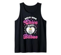 Solo una Chica Que ama Bilbao Camiseta sin Mangas