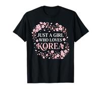 Solo una Chica Que ama Corea Seúl Cultura Coreana Camiseta