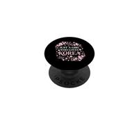 Solo una Chica Que ama Corea Seúl Cultura Coreana PopSockets PopGrip Adhesivo