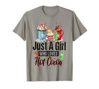 Solo una Chica Que ama el Chocolate Caliente para los Camiseta