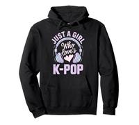 Solo una Chica Que ama el K Pop Cita Divertida de un Fan del K Pop Sudadera con Capucha