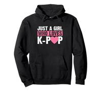 Solo una Chica Que ama el K-Pop, Fan del K-Pop, Las Chicas aman el corazón Sudadera con Capucha