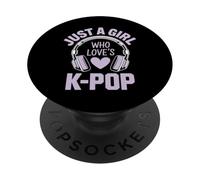 Solo una Chica Que ama el K-Pop, fanática de la música K-Pop PopSockets PopGrip Adhesivo