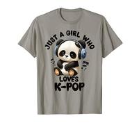 Solo una chica que ama el K-Pop Panda Merch Merch Kpop Merchandise Camiseta