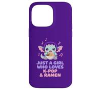 Solo una Chica Que ama el K-Pop y Ramen Anime Dragon Carcasa para iPhone 14 Pro MAX
