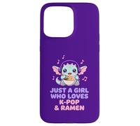 Solo una Chica Que ama el K-Pop y Ramen Anime Dragon Carcasa para iPhone 15 Pro MAX