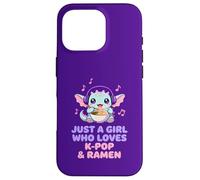 Solo una Chica Que ama el K-Pop y Ramen Anime Dragon Carcasa para iPhone 16 Pro