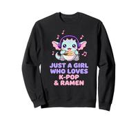 Solo una Chica Que ama el K-Pop y Ramen Anime Dragon Sudadera