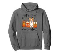 Solo una Chica Que ama el otoño, Corgi Dog Pumpkin Cozy Autumn Sudadera con Capucha