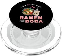 Solo Una Chica Que Ama El Ramen Y Boba PopSockets PopGrip para MagSafe