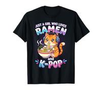 Solo una Chica Que ama el Ramen y la Chica del K-Pop Camiseta
